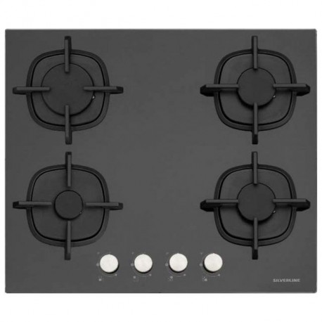 5437.6.407.01 ΕΣΤΙΑ ΓΚΑΖΙΟΥ GGDS 400 ΜΑΥΡΗ ΓΥΑΛΙΝΗ