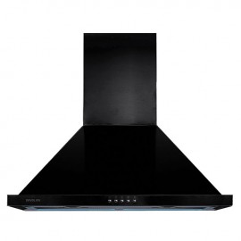 2242.9.407.02 ΑΠΟΡΡΟΦΗΤΗΡΑΣ ΚΑΜΙΝΙ KOS HPC BLACK 90cm