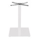 355-000029 Βάση τραπεζιού Thonor pakoworld μεταλλική σε λευκή απόχρωση 48x48x73εκ