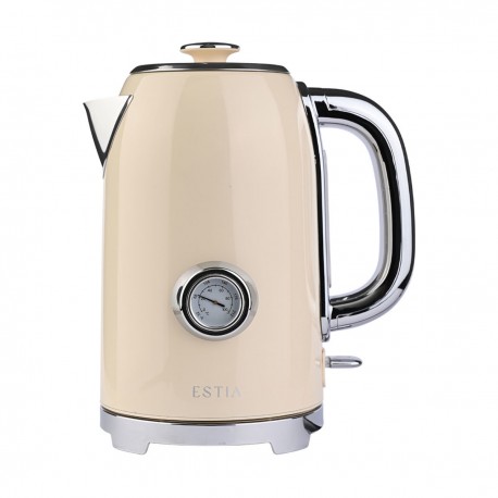 06-38458 ESTIA ΒΡΑΣΤΗΡΑΣ RETRO EPOQUE ΑΝΟΞΕΙΔΩΤΟΣ 2200w 1.7lt ΚΡΕΜ