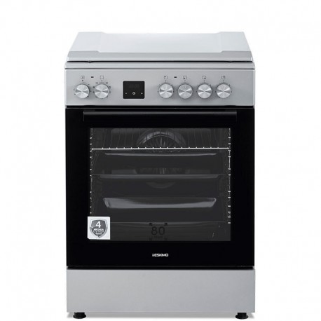 Eskimo ES 4080PG Κουζίνα 80lt με Εμαγιέ Εστίες Π59.8εκ. Γκρι A