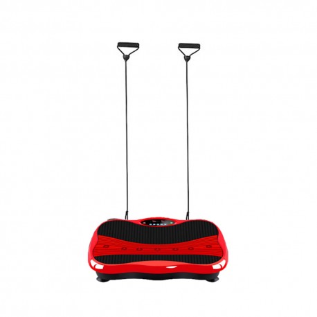 PowerPlate όργανο παθητικής γυμναστικής με ιμάντες μαύρο-κόκκινο