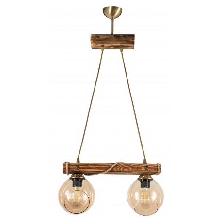 0103457 PDT 2059-2 ΡΑΓΑ 2/Φ ΞΥΛΙΝΗ ΜΕ ΜΕΛΙ ΓΥΑΛΙ 2ΧΕ27