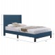ΚΡΕΒΑΤΙ TRILLOP HM667.14 ΜΠΛΕ ΥΦΑΣΜΑ ΓΙΑ ΜΟΝΟ ΣΤΡΩΜΑ 120X200εκ.