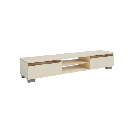 GR-LILUTV Έπιπλο TV Lilu Μπεζ-Σκούρο Δρυς 175x37x31cm