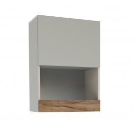 GR-MORCAB Κρεμαστό Ντουλάπι Morocco Μπεζ-Σκούρο Δρυς 55x31x78.5cm