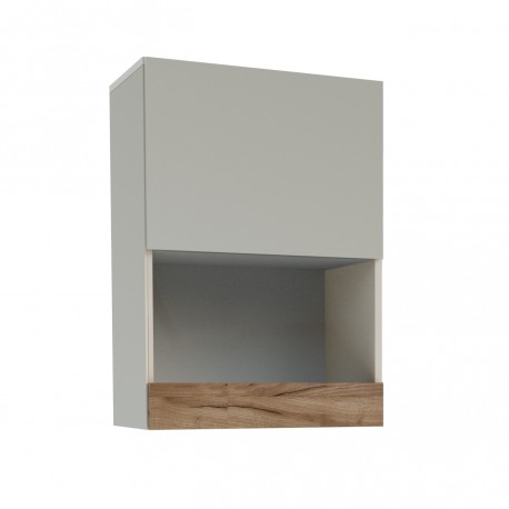 GR-MORCAB Κρεμαστό Ντουλάπι Morocco Μπεζ-Σκούρο Δρυς 55x31x78.5cm