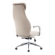 033-000030 Καρέκλα γραφείου διευθυντή Ferka pakoworld pu σε μπεζ απόχρωση 64x71x120-128εκ