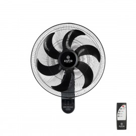 06-21177 ESTIA ΑΝΕΜΙΣΤΗΡΑΣ ΕΠΙΤΟΙΧΙΟΣ BOW 45cm 75w ΜΑΥΡΟΣ ΜΕ ΜΕ ΤΗΛΕΧΕΙΡΙΣΤΗΡΙΟ