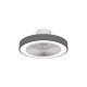 06-30162 ESTIA ΑΝΕΜΙΣΤΗΡΑΣ ΟΡΟΦΗΣ HALO FLOW 50cm 15w ΜΕ CCT LED ΦΩΤΙΣΜΟ 45W & ΤΗΛΕΧΕΙΡΙΣΤΗΡΙΟ ΓΚΡΙ
