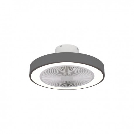 06-30162 ESTIA ΑΝΕΜΙΣΤΗΡΑΣ ΟΡΟΦΗΣ HALO FLOW 50cm 15w ΜΕ CCT LED ΦΩΤΙΣΜΟ 45W & ΤΗΛΕΧΕΙΡΙΣΤΗΡΙΟ ΓΚΡΙ