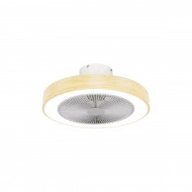 06-30179 ESTIA ΑΝΕΜΙΣΤΗΡΑΣ ΟΡΟΦΗΣ HALO FLOW 50cm 15w ΜΕ CCT LED ΦΩΤΙΣΜΟ 45W & ΤΗΛΕΧΕΙΡΙΣΤΗΡΙΟ ΟΨΗ ΞΥΛΟΥ