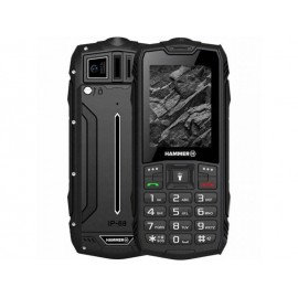 Hammer Rock LTE Dual SIM Ανθεκτικό Κινητό με Μεγάλα Κουμπιά Μαύρο