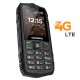 Hammer Rock LTE Dual SIM Ανθεκτικό Κινητό με Μεγάλα Κουμπιά Μαύρο