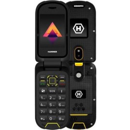 Hammer Bow LTE Dual SIM Κινητό με Κουμπιά Μαύρο