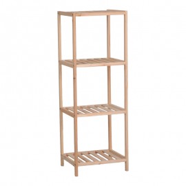 408-000002 Ραφιέρα δαπέδου Zendia pakoworld ξύλο ελάτου σε φυσική απόχρωση 35x30x100εκ