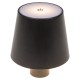 06530354 Επιτραπέζιο Φωτιστικό LED Φορητό Για Μπουκάλι Μαύρο Πλαστικό 11x10.5cm