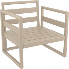 20-0438 MYKONOS ΠΟΛΥΘΡΟΝΑ TAUPE ΧΩΡΙΣ ΜΑΞ. 73X72X75εκ. ΠΟΛ/ΝΙΟΥ