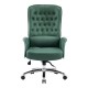 033-000039 Καρέκλα γραφείου διευθυντή Kaline pakoworld πράσινο pu 69x79x115-123εκ
