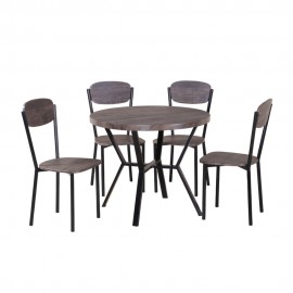 01026/213 CANION ΣΕΤ ΤΡΑΠ/ΡΙΑ 5τμχ ΕΚΡΟΥ/ΜΑΥΡΟ