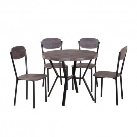 01026/213 CANION ΣΕΤ ΤΡΑΠ/ΡΙΑ 5τμχ ΕΚΡΟΥ/ΜΑΥΡΟ