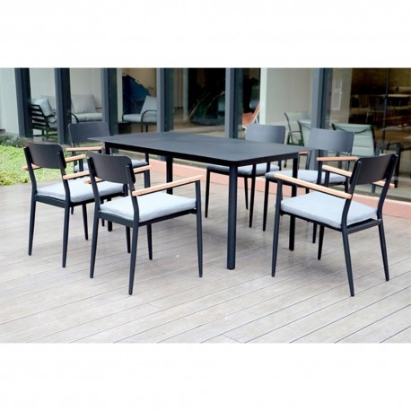 5931/SET COMODO ΣΕΤ ΤΡΑΠΕΖΑΡΙΑ 5τμχ ΑΛΟΥΜΙΝΙΟΥ