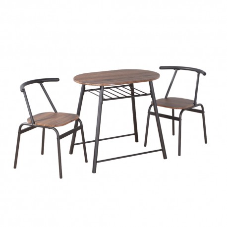 01058/212 MINUS  ΣΕΤ ΤΡΑΠΕΖΑΡΙΑ 3 τμχ ΦΥΣΙΚΟ/ΜΑΥΡΟ