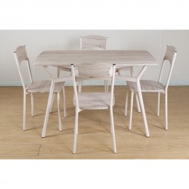 01390/120/SET NOVA ΣΕΤ ΤΡΑΠ/ΡΙΑ ΕΚΡΟΥ (4+1)