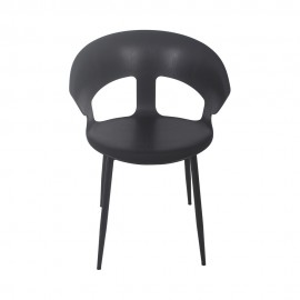 PP/782B/2 SPACE ΠΟΛΥΘΡΟΝΑ ΠΟΛΥΠΡΟΠΥΛΕΝΙΟ ΜΑΥΡΗ 53Χ59Χ79cm