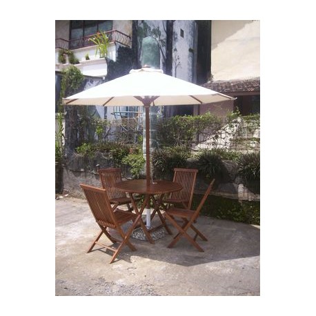 TLA/012/300 SUMATRA ΟΜΠΡΕΛΑ ΚΗΠΟΥ ΛΕΥΚΗ Φ300x250cm