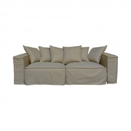 7801/2002/3S ΚΑΝΑΠΕΣ 3ΘΕΣΕΩΝ ΜΠΕΖ 220Χ100Χ85cm