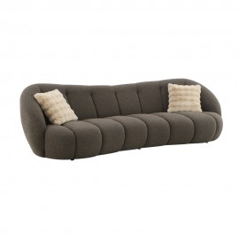 0668-4/152 ΚΑΝΑΠΕΣ 4 ΘΕΣΕΩΝ ΣΚΟΥΡΟ ΚΑΦΕ 288x112,5x87cm