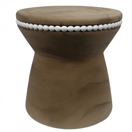 240008 ΣΚΑΜΠΩ ΑΠΟ ΞΥΛΟ PAULWONIA Φ28Χ28cm