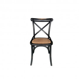 2373/BA LORD ΚΑΡΕΚΛΑ ΜΑΥΡΗ ΑΝΤΙΚΕ  42Χ44Χ87cm