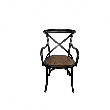 2008/DBA LORD ΠΟΛΥΘΡΟΝΑ ΜΑΥΡΟ ΑΝΤΙΚΕ 45Χ42Χ86cm.