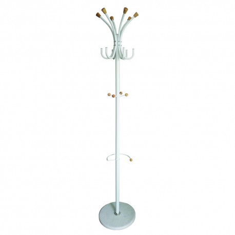 8121/1/WJ ΚΑΛΟΓΕΡΟΣ ΜΕ ΟΜΠΡΕΛΟΘΗΚΗ ΛΕΥΚΟΣ  ΜΕΤΑΛΛΙΚΟΣ Υ.170cm