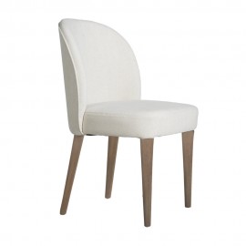 584/144 ΚΑΡΕΚΛΑ ΤΡΑΠΕΖΑΡΙΑΣ ΞΥΛΙΝΗ ΜΕ ΥΦΑΣΜΑ ΕΚΡΟΥ  50X61X84cm