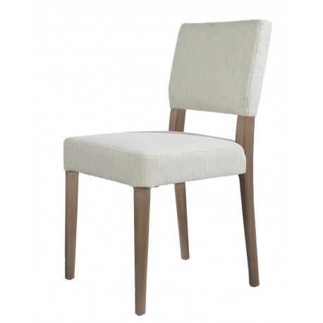 587/099 ΚΑΡΕΚΛΑ ΤΡΑΠΕΖΑΡΙΑΣ ΞΥΛΙΝΗ ΜΕ ΥΦΑΣΜΑ ΕΚΡΟΥ 48X56X88cm