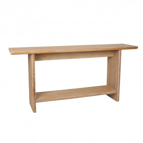 241243/180 ΚΟΝΣΟΛΑ ΑΠΟ ΜΑΣΙΦ ΞΥΛΟ ΕΛΑΤΟ 180Χ40Χ82cm