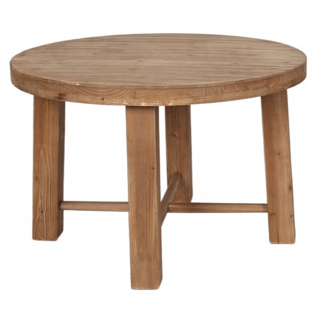 221605/80 ΤΡΑΠΕΖΙ ΣΑΛΟΝΙΟΥ ΜΑΣΙΦ ΞΥΛΟ ΕΛΑΤΟ  Φ80Χ53,5cm