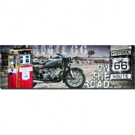 243/16568 -ROUTE 66- ΠΙΝΑΚΑΣ 45x140x4cm