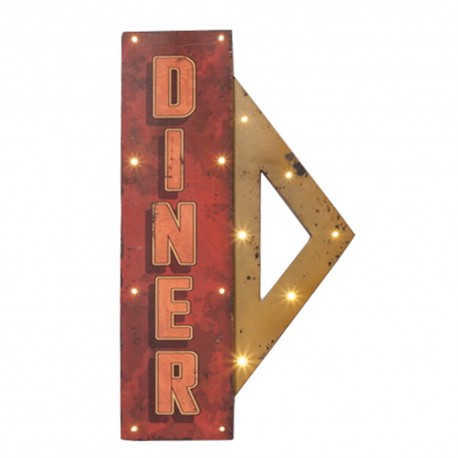 243/166666 ΠΙΝΑΚΑΣ-ΤΑΜΠΕΛΑ -DINNER-  65x36x5cm