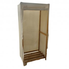 17798/ZD  ΝΤΟΥΛΑΠΑ ΜΟΝΗ ΜΕ ΚΑΡΑΒΟΠΑΝΟ  75Χ55Χ170cm