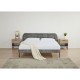 73N7/1600/009 BIANCA ΚΡΕΒΑΤΙ ΔΙΠΛΟ ΥΦΑΣΜΑ ΓΚΡΙ 167,5x210x33cm