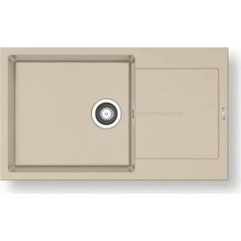 070242411 ΝΕΡΟΧΥΤΗΣ PYRAGRANITE ITHAKA 86x50 PLUS 1B 1D DARK BEIGE