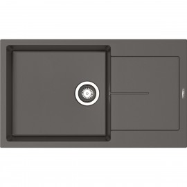 070243611 ΝΕΡΟΧΥΤΗΣ PYRAGRANITE ITHAKA 86x50 PLUS 1B 1D IRON GREY