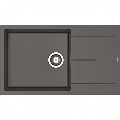 070243611 ΝΕΡΟΧΥΤΗΣ PYRAGRANITE ITHAKA 86x50 PLUS 1B 1D IRON GREY