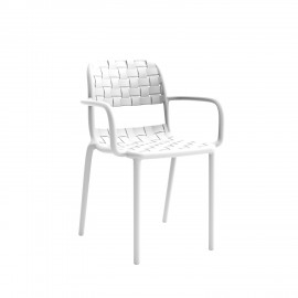 900-349 Πολυθρόνα Tonic λευκό 55 x 57 x 82 55x57x82 εκ.