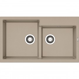 070242511 ΝΕΡΟΧΥΤΗΣ PYRAGRANITE ITHAKA 86x50 1 ?B DARK BEIGE