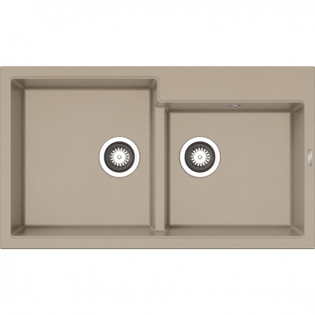 070242511 ΝΕΡΟΧΥΤΗΣ PYRAGRANITE ITHAKA 86x50 1 ?B DARK BEIGE